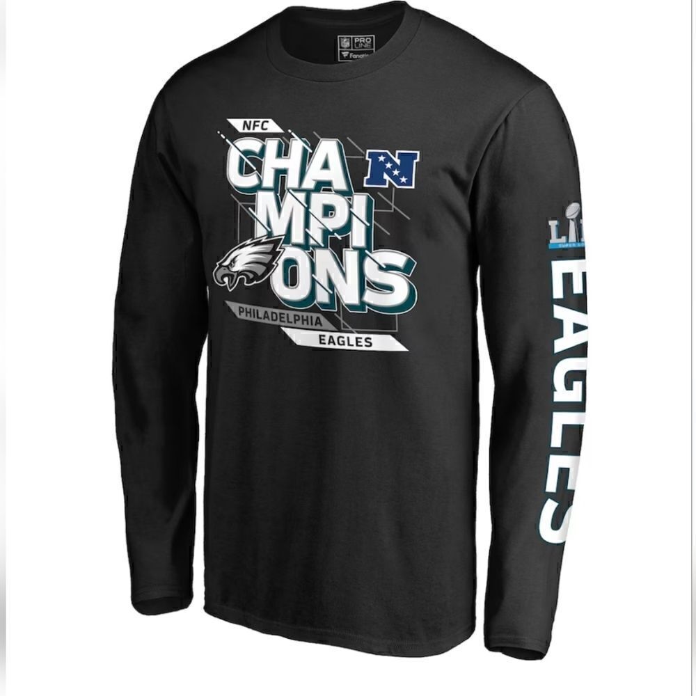 Philadelphia Eagles 2017 NFC Champions Long Sleeve T-Shirt 🦅